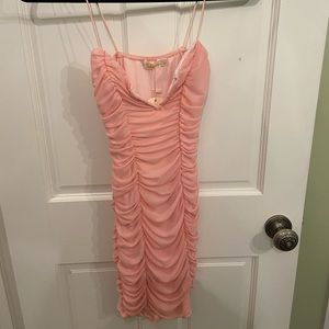 pink dress